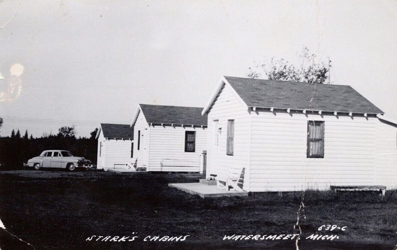 Starks Vacation Cabins - Vintage Postcard (newer photo)